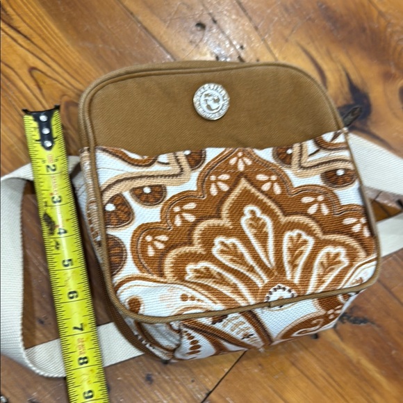Spartina 449 Dafuskie Island Linen Insulated Lunch Bag Adjustable Strap - Picture 6 of 10